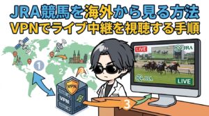 JRA競馬を海外から見る方法|VPNでライブ中継を視聴する手順【2026年最新】