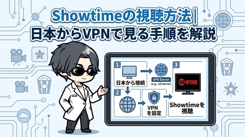 Showtimeの視聴方法｜日本からVPNで見る手順を解説【2026年最新】